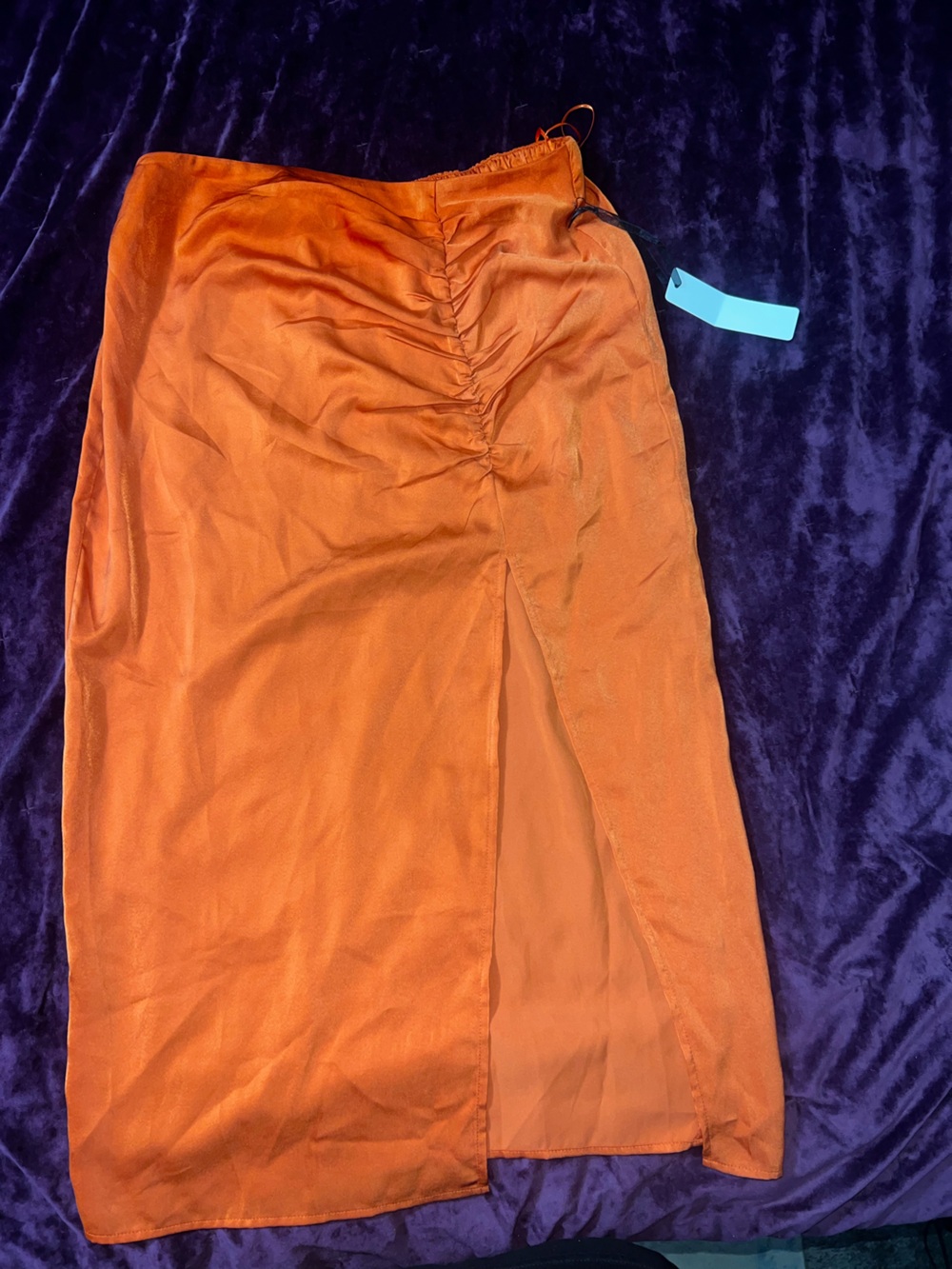 Lulumari Bright Orange Kids Leggings with Elastic Waist